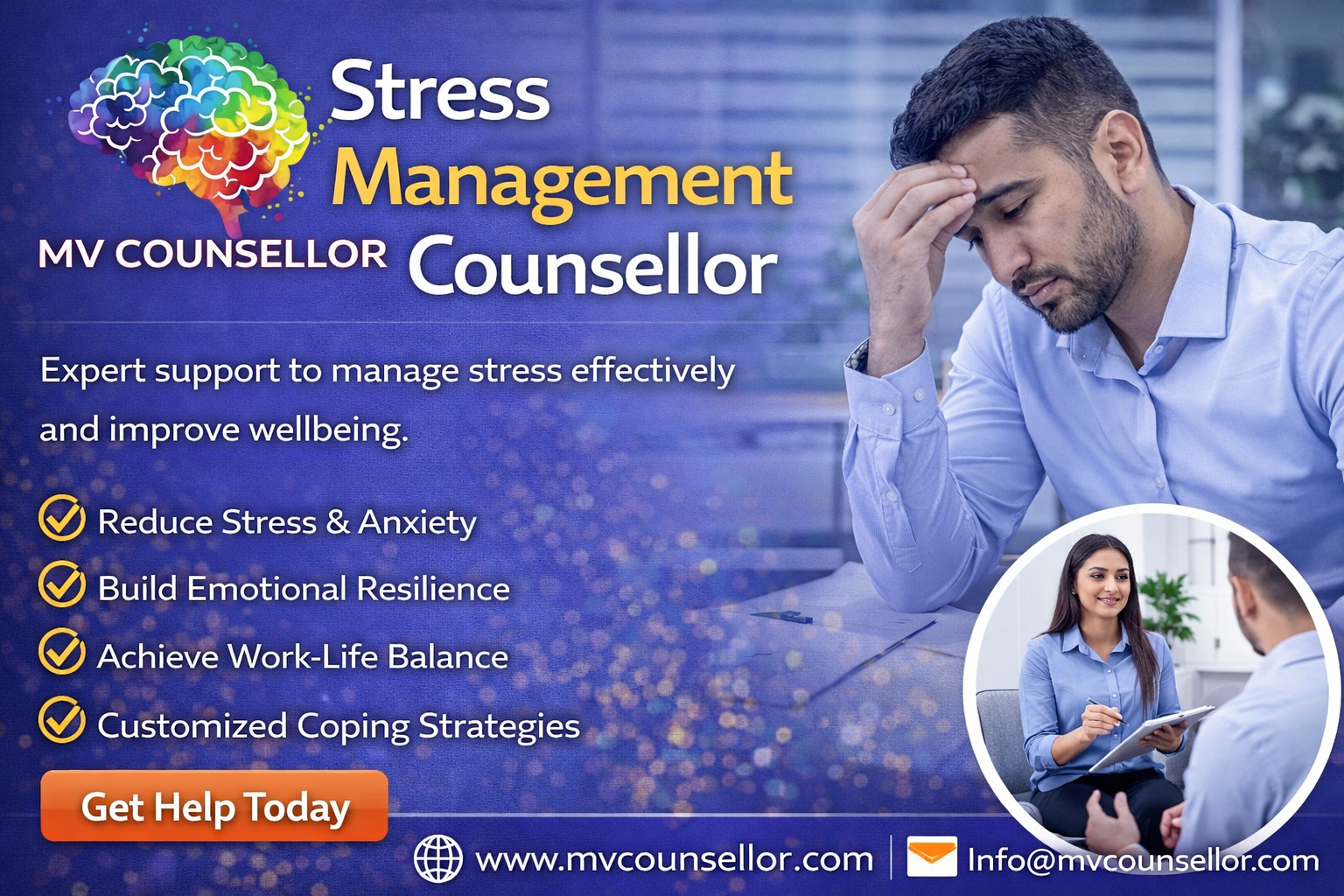 Stress Management Counsellor Delhi Ncr